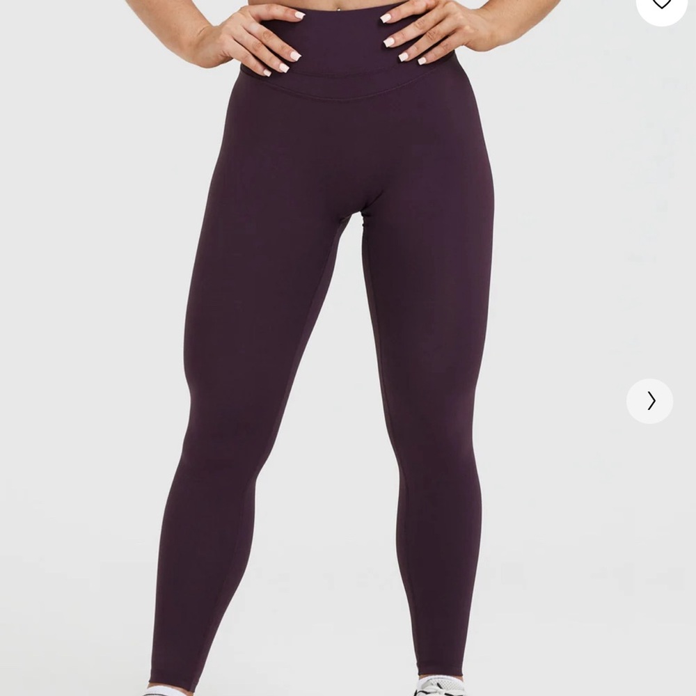 Oner Active Unified High Waisted Legging- BlackBerry Purple - Size M- Reg length